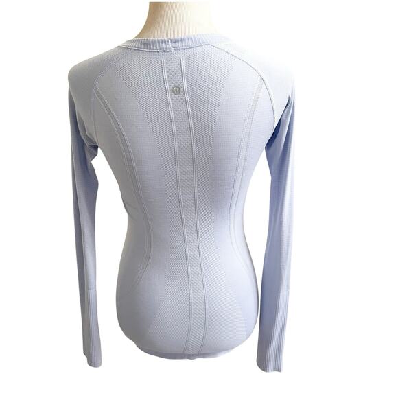Lululemon Run: Swiftly Tech Long Sleeve Caspian Blue Size Small/4 - Picture 4 of 12